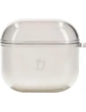 Hurtownia GSM - Elastyczne etui z karabińczykiem Bizon Case Headphone Clear do Apple AirPods 4 przezroczysto-czarne - BIZ8029 - {ean13} - Hurt