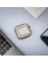 Hurtownia GSM - Elastyczne etui z karabińczykiem Bizon Case Headphone Clear do Apple AirPods 4 przezroczysto-czarne - BIZ8029 - {ean13} - Hurt