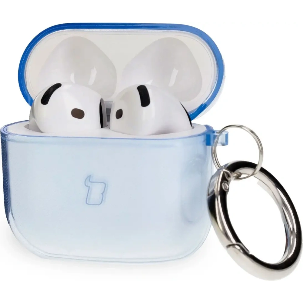 Hurtownia GSM - Bizon Case Headphone Clear Apple AirPods 4 clar-albastru - BIZ8030 - {ean13} - Hurt