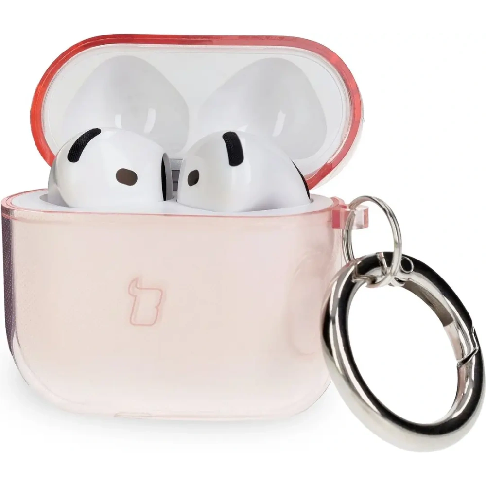 Wholesale Bizon Case Headphone Clear Apple AirPods 4 clear-pink - BIZ8031 - {ean13} - Hurt