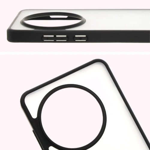 Etui Bizon Case Angelo do OnePlus 13 przydymione z czarną ramką