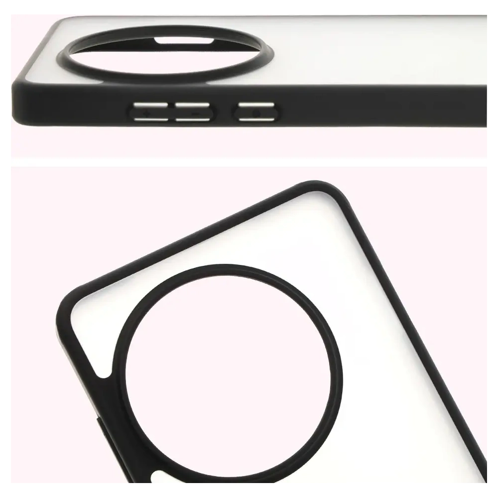 Hurtownia GSM - Bizon Husa Angelo OnePlus 13 fumurie cu ramă neagră - BIZ8034 - {ean13} - Hurt