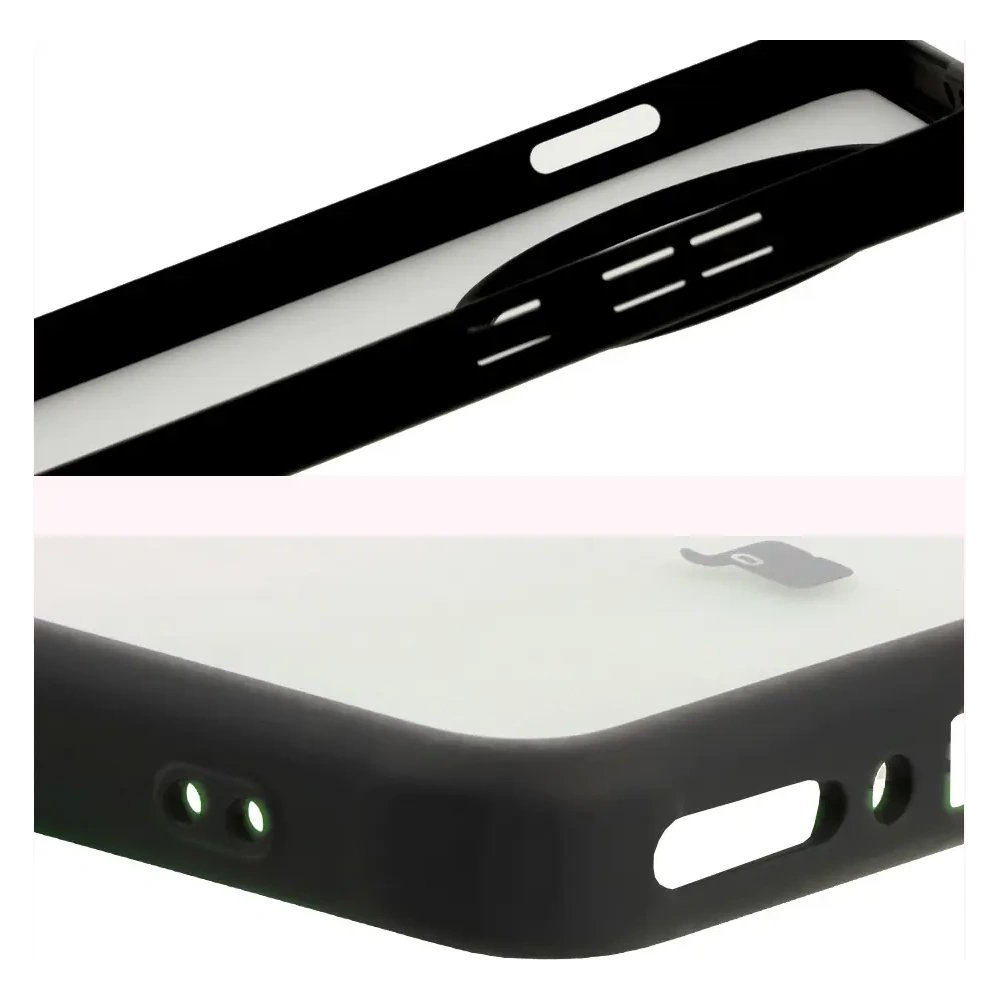 Hurtownia GSM - Bizon Husa Angelo OnePlus 13 fumurie cu ramă neagră - BIZ8034 - {ean13} - Hurt