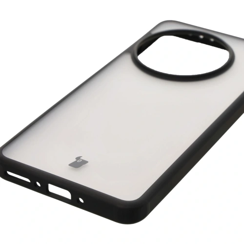 Etui Bizon Case Angelo do OnePlus 13 przydymione z czarną ramką