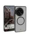 Caz Bizon MatteO OnePlus 13 translucid cu ramă neagră