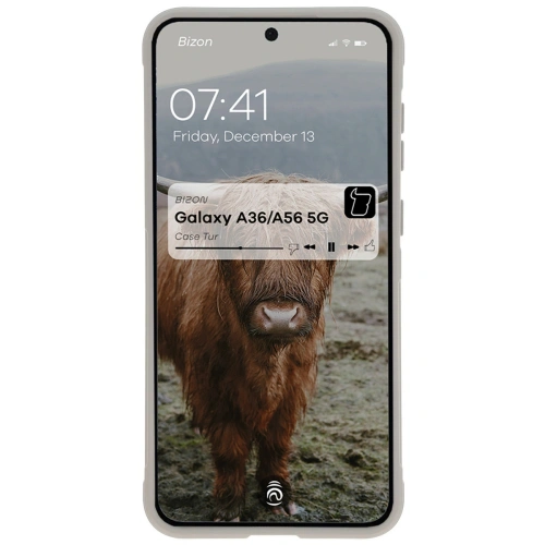 Pancerne etui Bizon Case Tur do Samsung Galaxy A36 5G / A56 5G jasnoszare