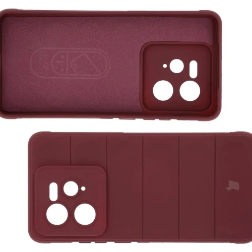 Pancerne etui Bizon Case Tur do Realme GT 7 Pro ciemnofioletowe