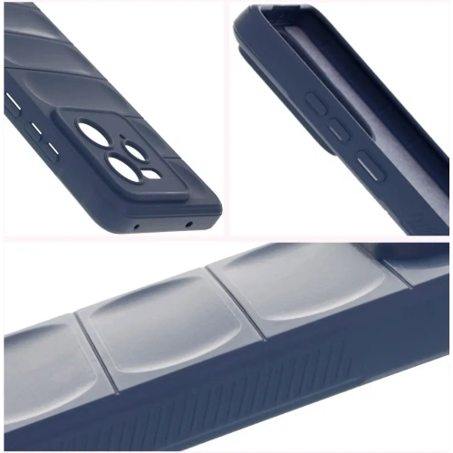 Pancerne etui Bizon Case Tur do Realme GT 7 Pro granatowe