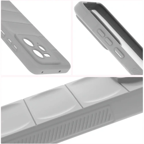 Pancerne etui Bizon Case Tur do Realme GT 7 Pro jasnoszare