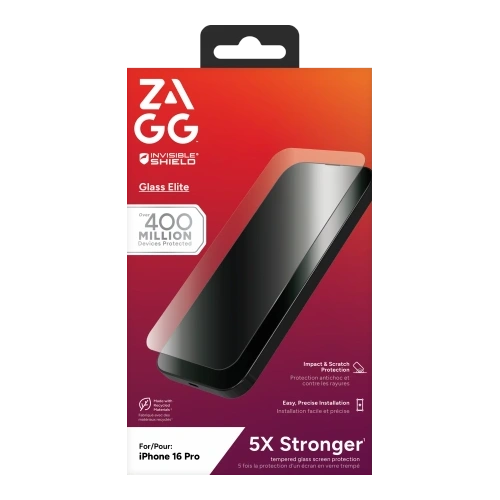 Szkło hartowane ZAGG InvisibleShield Glass Elite Apple iPhone 16 Pro