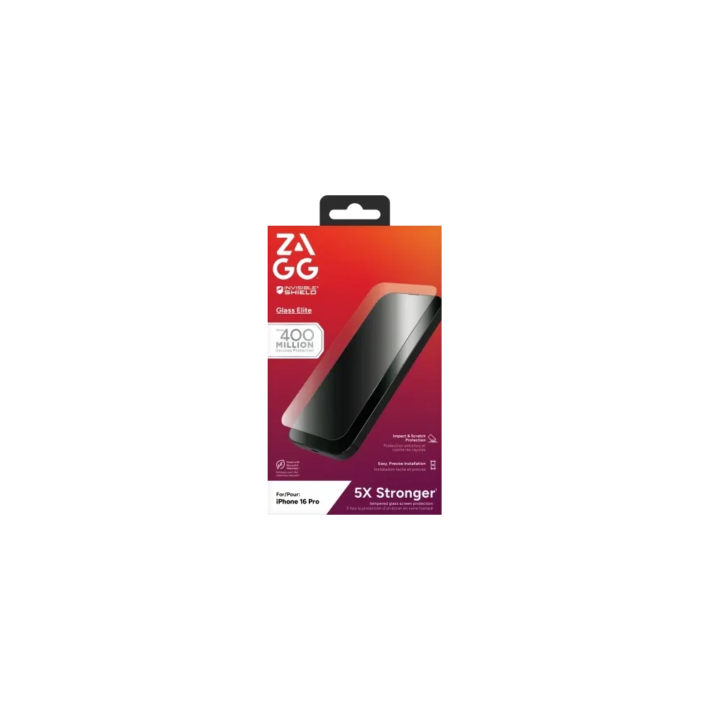 Hurtownia GSM - Tvrzené sklo ZAGG InvisibleShield Glass Elite Apple iPhone 16 Pro - ZAG167 - {ean13} - Hurt