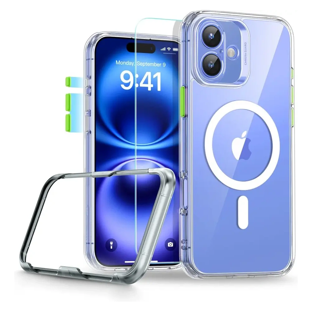 Hurtownia GSM - ESR Set Pro Clasic Halolock MagSafe Apple iPhone 16 Transparent - ESR870 - {ean13} - Hurt