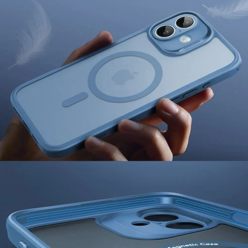 Etui + szkło  ESR Classic Pro Set Halolock MagSafe Apple iPhone 16 Frosted Blue