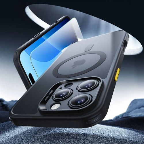 Etui + szkło  ESR Classic Pro Set Halolock MagSafe Apple iPhone 16 Pro Frosted Black