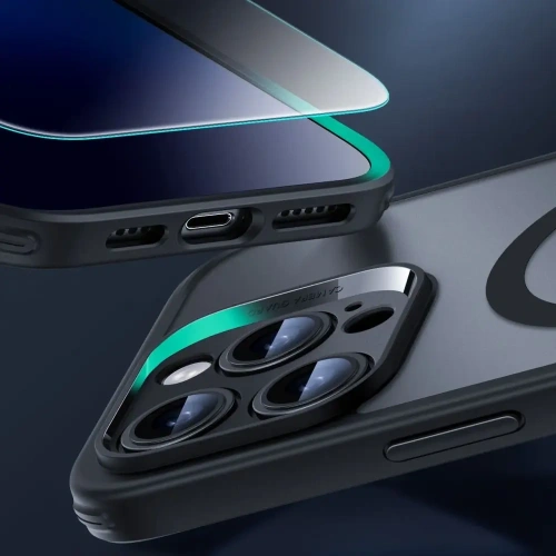 Etui + szkło  ESR Classic Pro Set Halolock MagSafe Apple iPhone 16 Pro Frosted Black