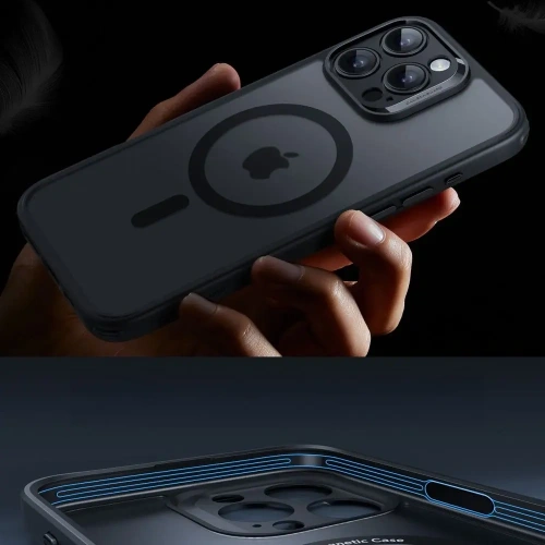 Etui + szkło  ESR Classic Pro Set Halolock MagSafe Apple iPhone 16 Pro Frosted Black