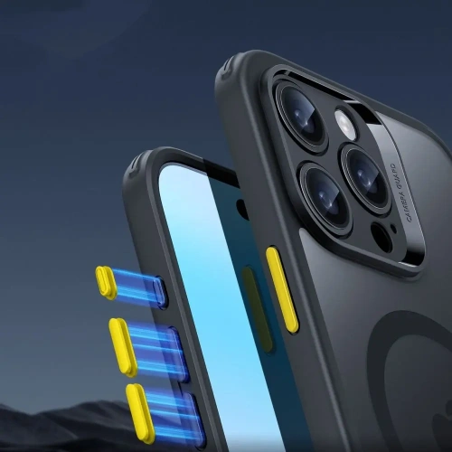 Etui + szkło  ESR Classic Pro Set Halolock MagSafe Apple iPhone 16 Pro Max Frosted Black