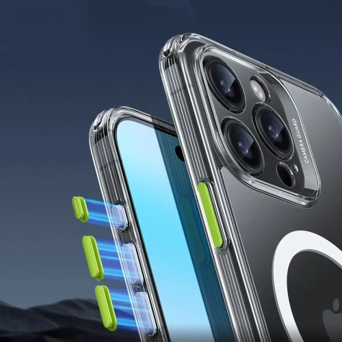 Etui + szkło  ESR Classic Pro Set Halolock MagSafe Apple iPhone 16 Pro Max Clear