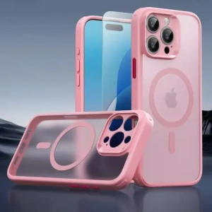 Hurtownia GSM - Etui + szkło ESR Classic Pro Set Halolock MagSafe Apple iPhone 16 Pro Max Frosted Pink - ESR875 - {ean13} - Hurt