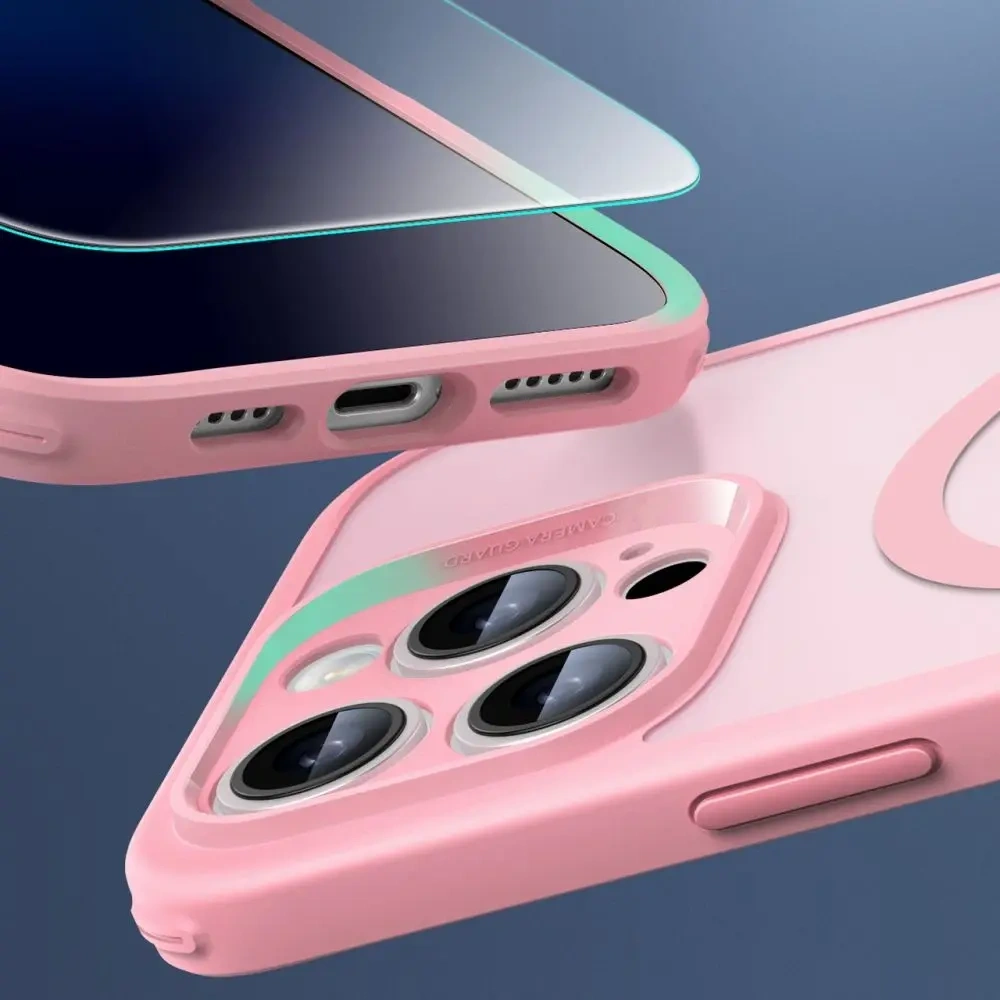 Hurtownia GSM - Etui + sklo ESR Classic Pro Set Halolock MagSafe Apple iPhone 16 Pro Max Frosted Pink - ESR875 - {ean13} - Hurt