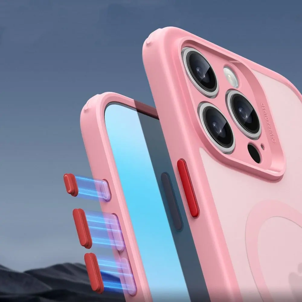 Hurtownia GSM - Etui + sklo ESR Classic Pro Set Halolock MagSafe Apple iPhone 16 Pro Max Frosted Pink - ESR875 - {ean13} - Hurt