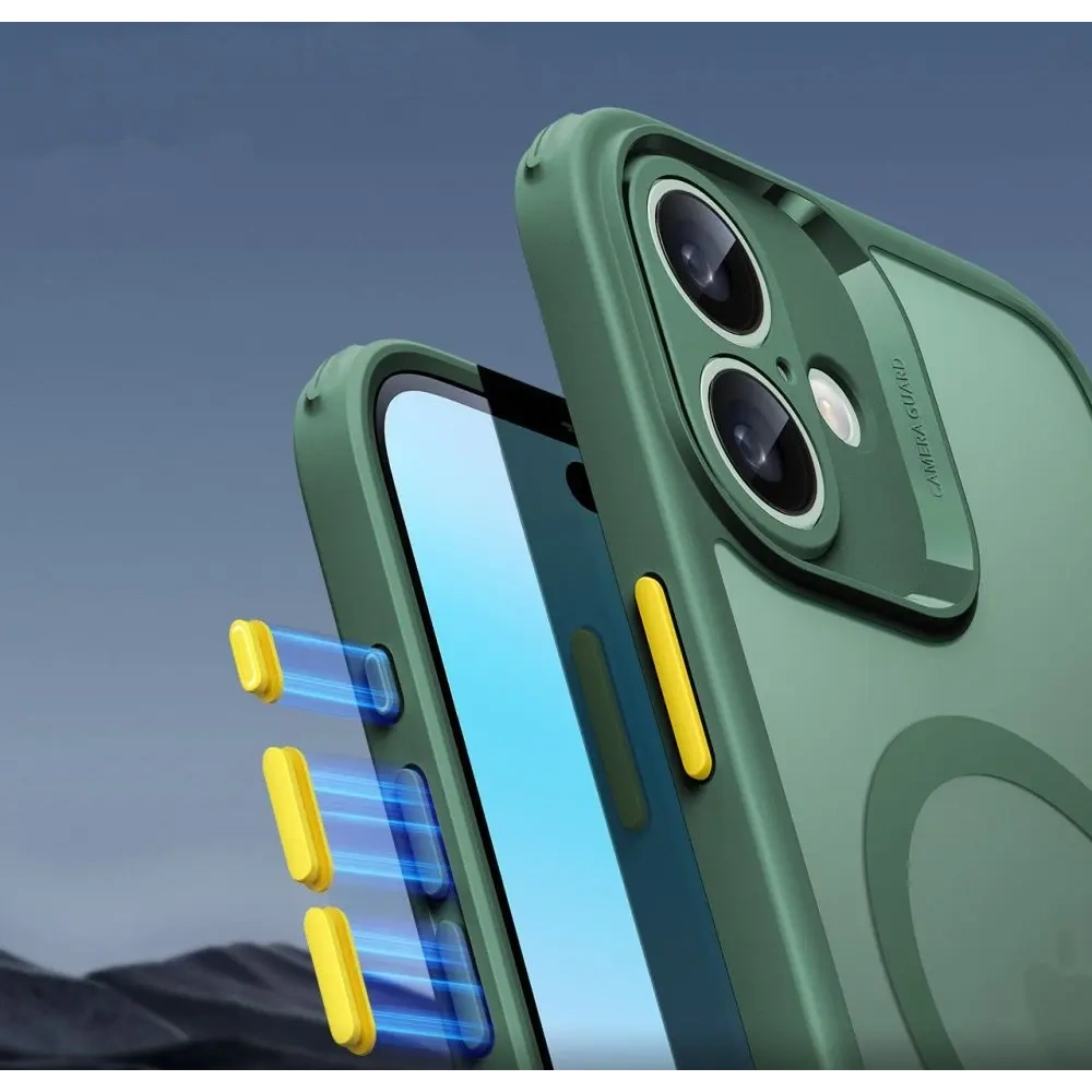 Hurtownia GSM - Etui + sklo ESR Classic Pro Set Halolock MagSafe Apple iPhone 16 Frosted Green - ESR877 - {ean13} - Hurt