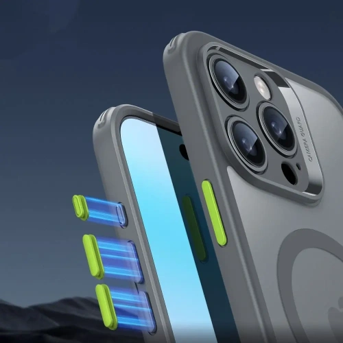 Etui + szkło  ESR Classic Pro Set Halolock MagSafe Apple iPhone 16 Pro Frosted Grey