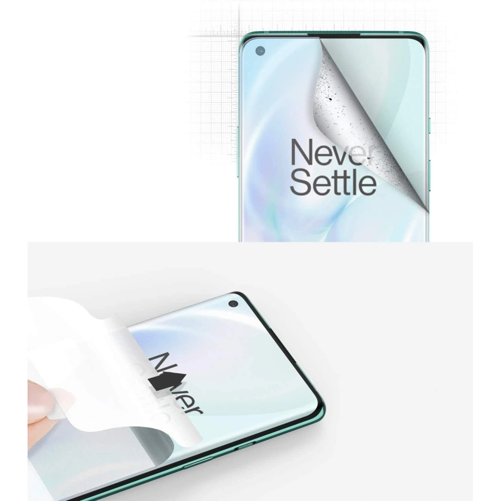 Hurtownia GSM - Folia hydrożelowa Ringke Dual Easy Wing Full Cover OnePlus 8 [2 PACK] - RGK1176 - {ean13} - Hurt