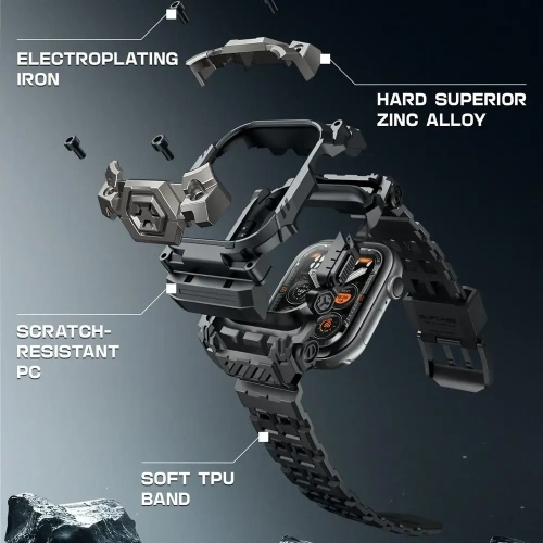 Etui Supcase Unicorn Beetle Ore Apple Watch 10 / 11 46mm Black