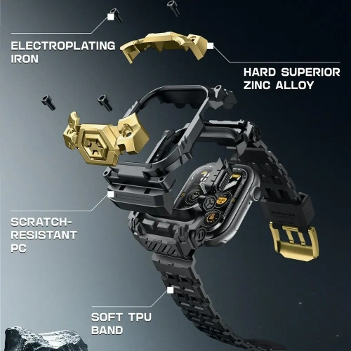 Etui Supcase Unicorn Beetle Ore Apple Watch 10 / 11 46mm Gold