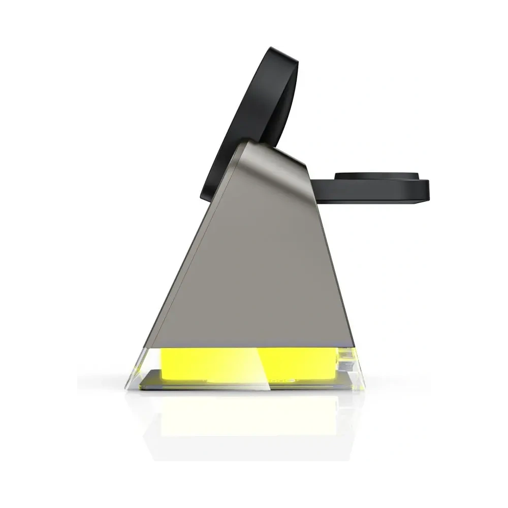 Hurtownia GSM - Tech-Protect QI15W-A43 3in1 Magnetic MagSafe vezeték nélküli töltő fekete - THP3697 - {ean13} - Hurt