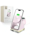 Bezdrátová nabíječka Tech-Protect QI15W-A43 3v1 Magnetic MagSafe Wireless Charger Baby Pink