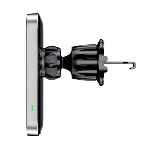 Uchwyt samochodowy na kokpit / do kratki z ładowarką bezprzewodową Tech-Protect MM15W-V9 Magnetic MagSafe Dashboard & Vent Car Mount Wireless Charger 15W Black