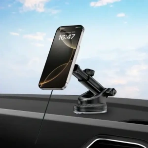 Wholesale Tech-Protect MM15W-V9 Magnetic MagSafe Dashboard & Vent Car Mount Wireless Charger 15W Black - THP3699 - {ean13} - Hurt