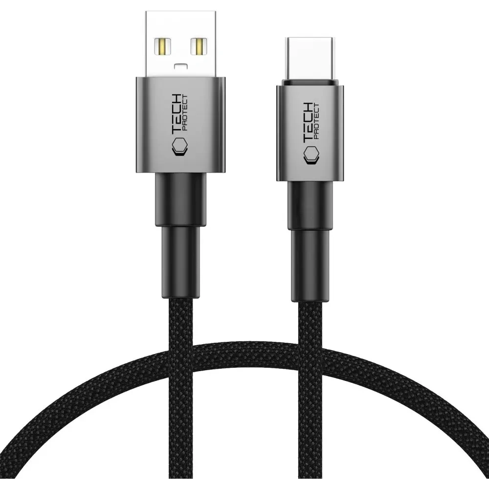 Hurtownia GSM - Tech-Protect Cablu Ultraboost DNA USB-A / USB-C 15W/3A 25cm Gri Fier - THP3701 - {ean13} - Hurt