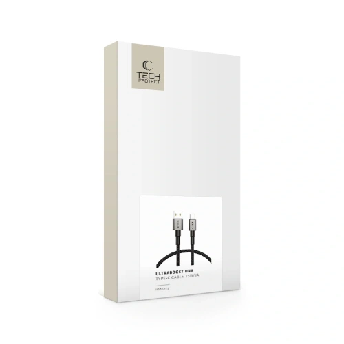 Kabel Tech-Protect Ultraboost DNA USB-A / USB-C Cable 15W/3A 25cm Iron Grey
