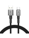 Tech-Protect Ultraboost DNA USB-A / USB-C Kabel 15W/3A 100cm Eisen Grau