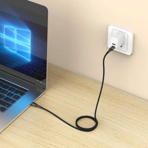 Kabel Tech-Protect Ultraboost DNA USB-C / USB-C Cable PD100W/5A 200cm Iron Grey