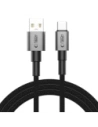 Tech-Protect Cablu Ultraboost DNA USB-A / USB-C 15W/3A 200cm Gri Fier