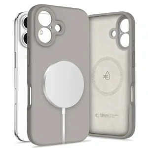 Hurtownia GSM - Tech-Protect Silicon Liquid MagSafe Apple iPhone 16 Gri Piatră - THP3720 - {ean13} - Hurt
