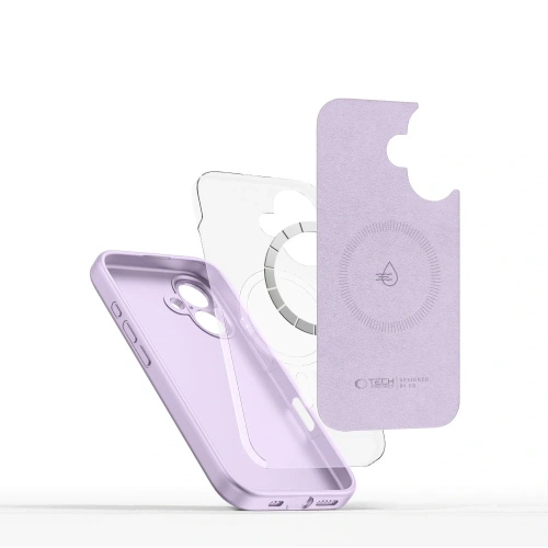 Etui Tech-Protect Liquid Silicone MagSafe Apple iPhone 16 Mauve