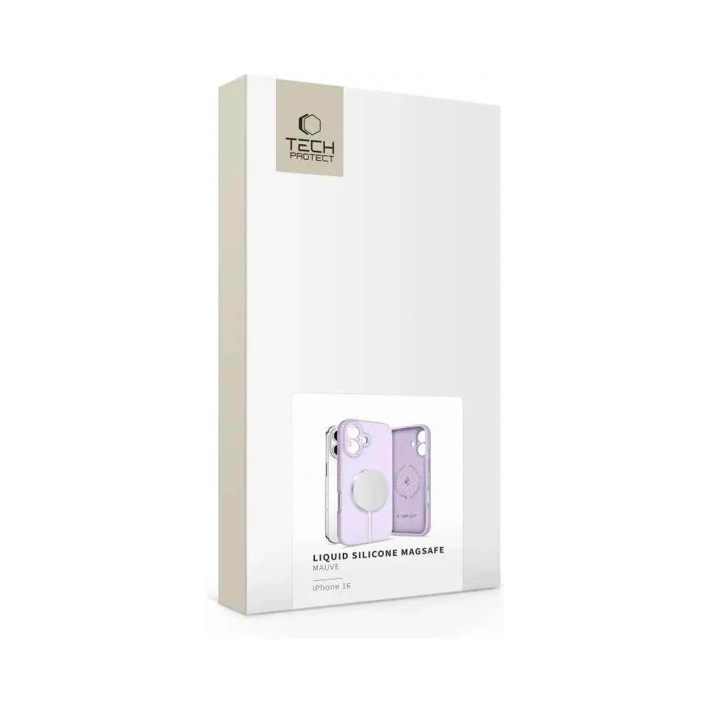 Hurtownia GSM - Etui Tech-Protect Liquid Silicone MagSafe Apple iPhone 16 Mauve - THP3721 - {ean13} - Hurt