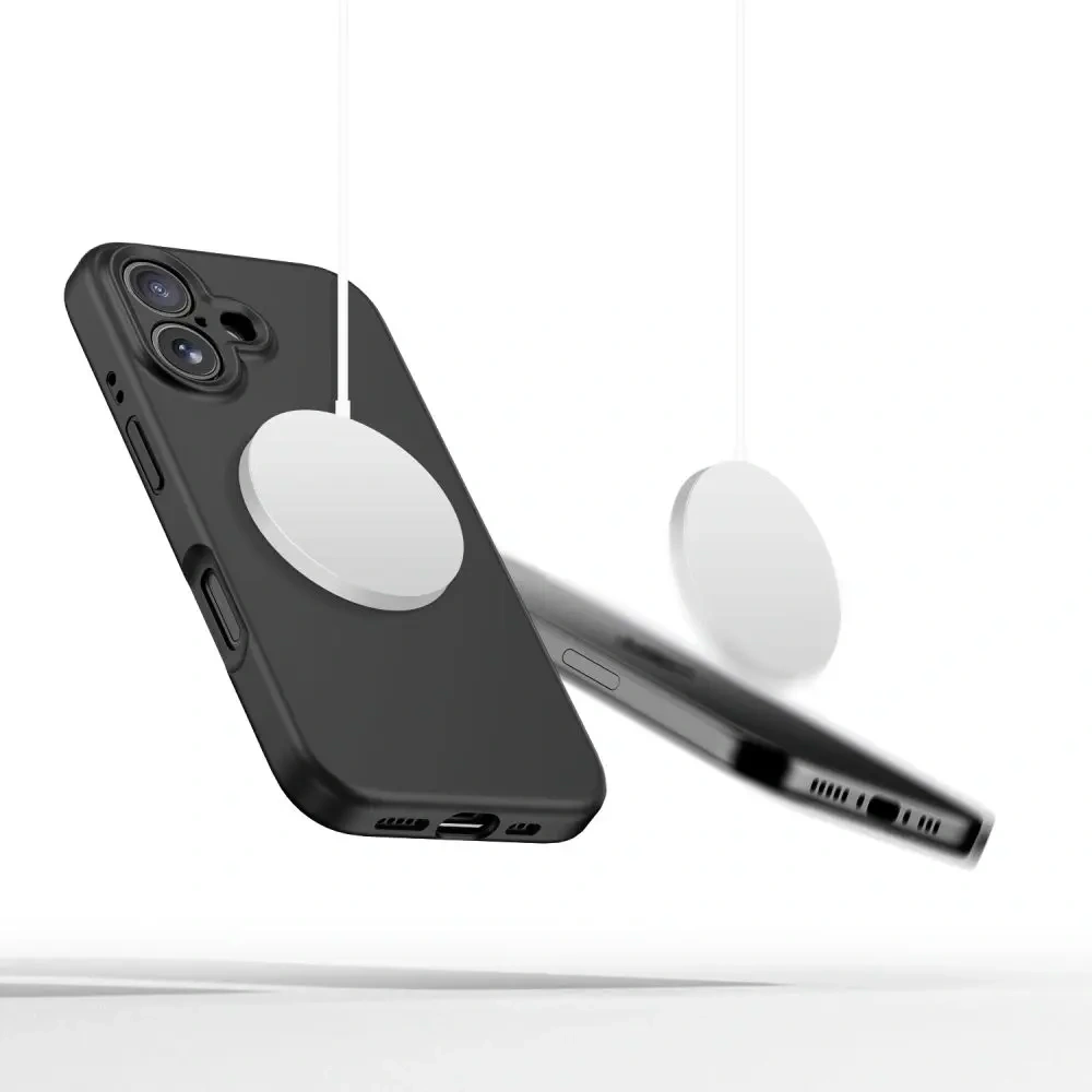Wholesale Tech-Protect Liquid Silicone MagSafe Apple iPhone 16 Black - THP3722 - {ean13} - Hurt