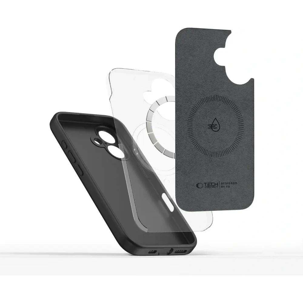 Wholesale Tech-Protect Liquid Silicone MagSafe Apple iPhone 16 Black - THP3722 - {ean13} - Hurt