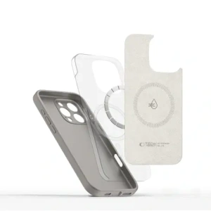 Hurtownia GSM - Etui Tech-Protect Liquid Silicone MagSafe Apple iPhone 16 Pro Stone Grey - THP3724 - {ean13} - Hurt