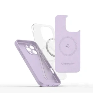 Hurtownia GSM - Etui Tech-Protect Liquid Silicone MagSafe Apple iPhone 16 Pro Mauve - THP3725 - {ean13} - Hurt