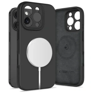 Hurtownia GSM - Etui Tech-Protect Liquid Silicone MagSafe Apple iPhone 16 Pro Černé - THP3726 - {ean13} - Hurt