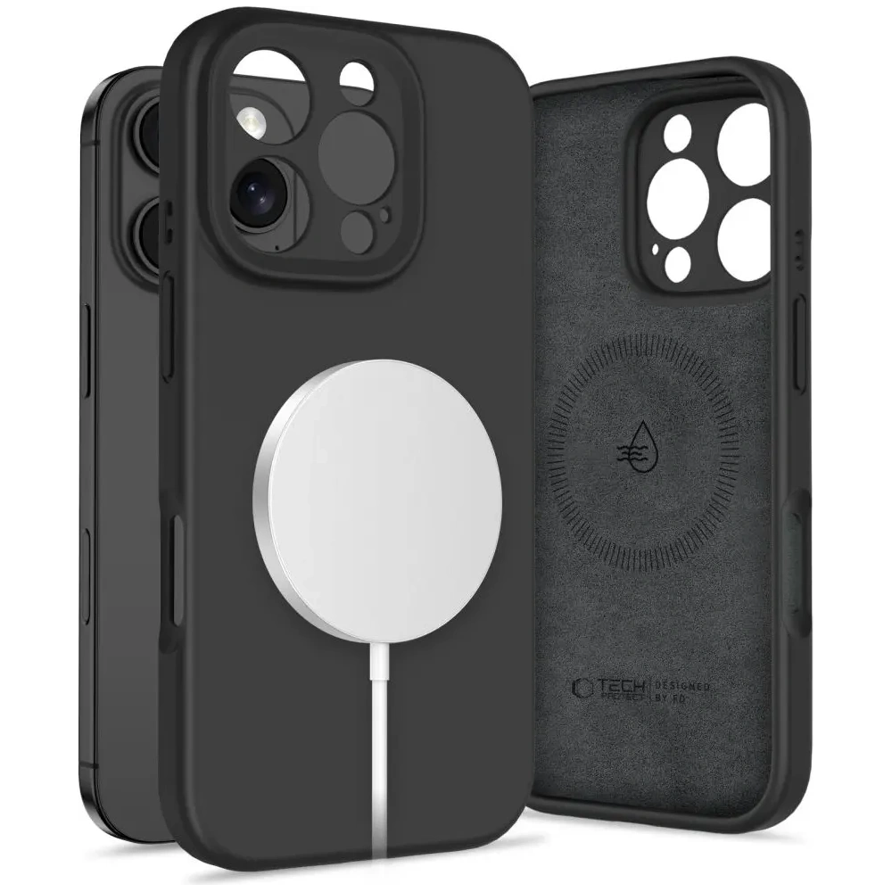 Hurtownia GSM - Tech-Protect Silicon Lichid MagSafe Apple iPhone 16 Pro Negru - THP3726 - {ean13} - Hurt