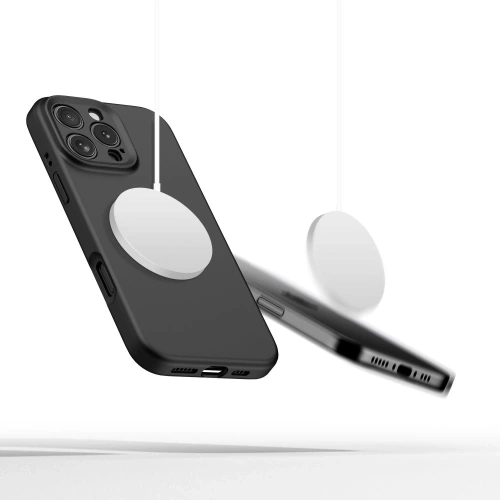 Etui Tech-Protect Liquid Silicone MagSafe Apple iPhone 16 Pro Black