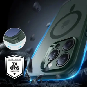 Hurtownia GSM - Etui + sklo ESR Classic Pro Set Halolock MagSafe Apple iPhone 16 Pro Frosted Green - ESR880 - {ean13} - Hurt